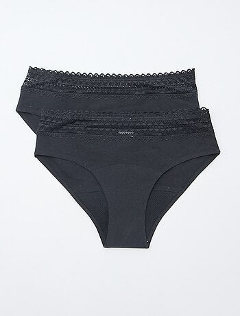 Set di 2 shorty mestruali flusso leggero