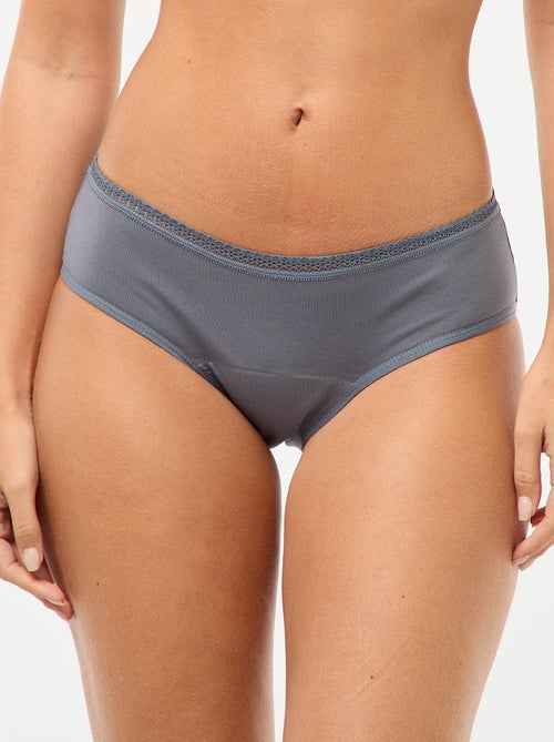 Set di 2 shorty mestruali flusso medio - Kiabi