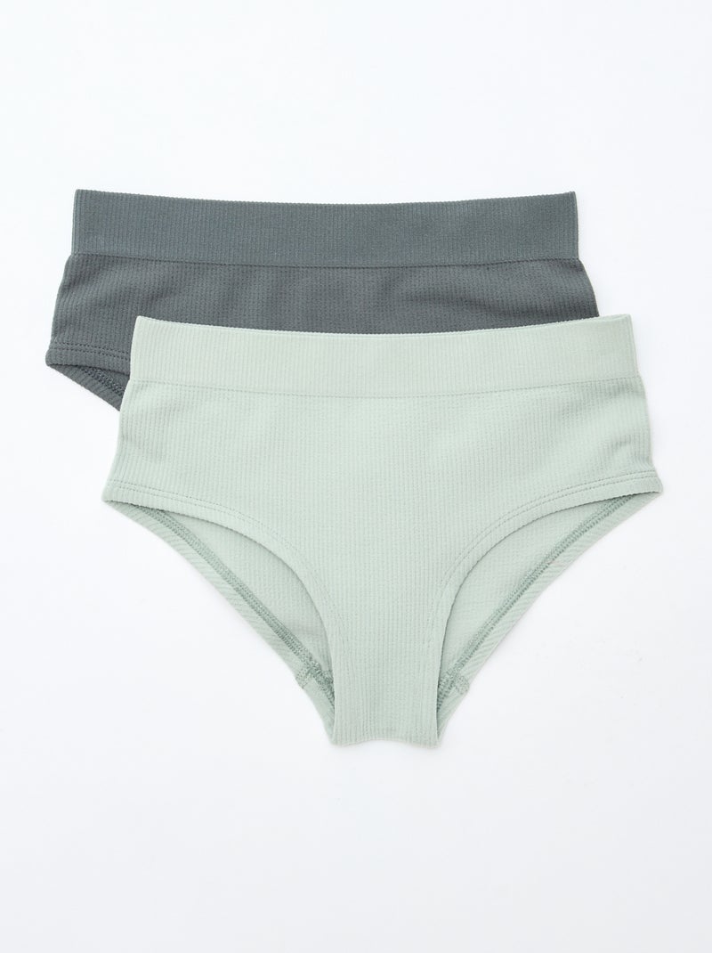 Set di 2 shorty Seamless Verde - Kiabi