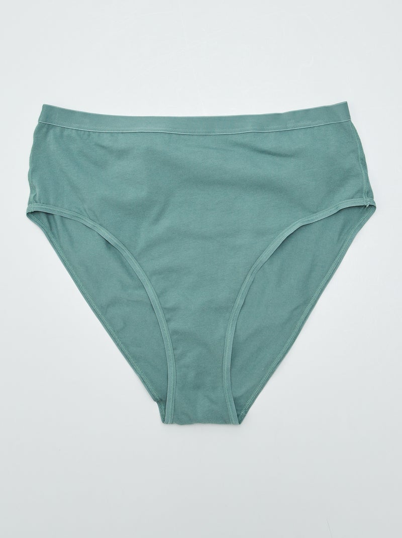 Set di 2 slip alti nero - Kiabi