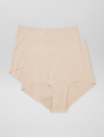 Set di 2 slip con vita alta invisibile