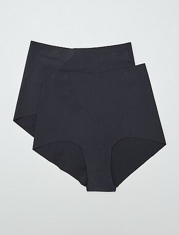 Set di 2 slip con vita alta invisibile