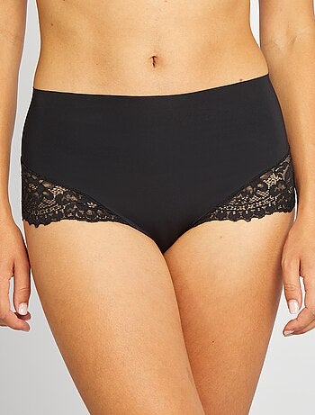 Set di 2 slip con vita alta