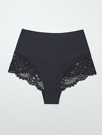 Set di 2 slip con vita alta