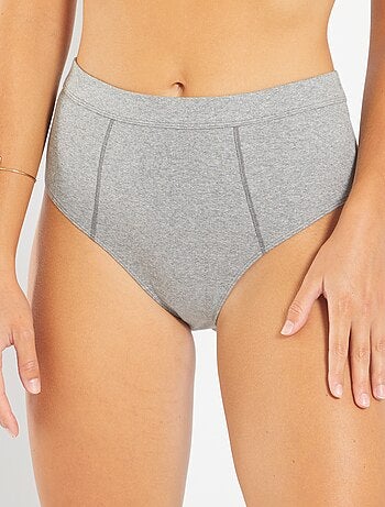 Set di 2 slip cotone a costine