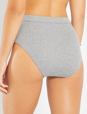 Set di 2 slip cotone a costine