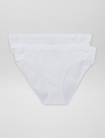 Set di 2 slip in maglia a coste