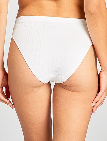 Set di 2 slip in maglia a coste