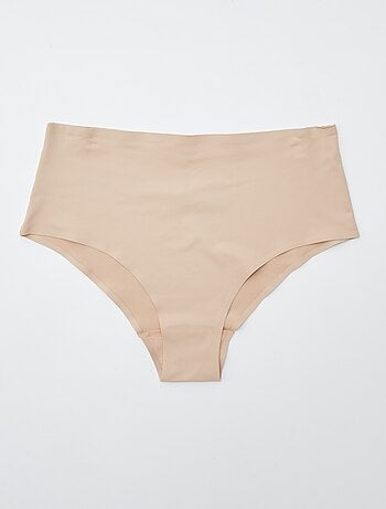 Set di 2 slip invisibili a vita alta