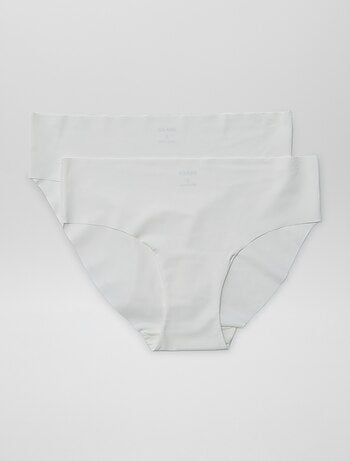 Set di 2 slip invisibili in microfibra