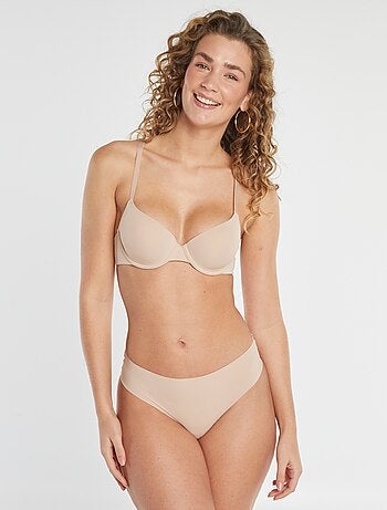 Set di 2 slip invisibili in microfibra
