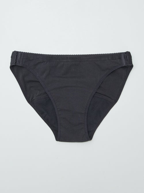 Set di 2 slip mestruali lavabili in cotone - collezione facile da indossare - Kiabi