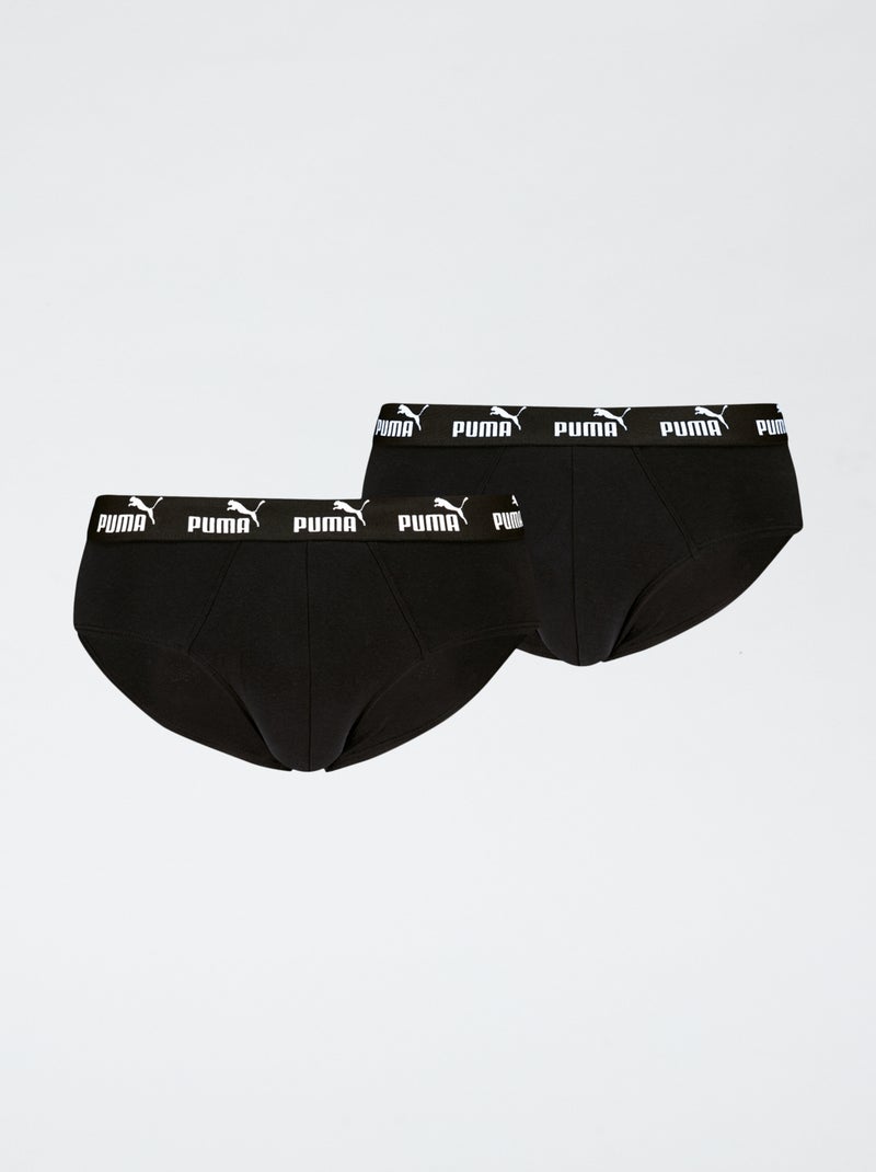 Set di 2 slip 'Puma' nero - Kiabi
