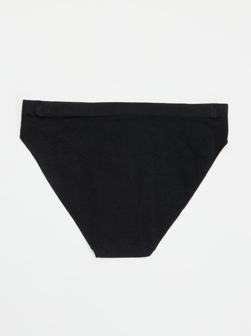 Set di 2 slip tinta unita - Kiabi Set di 2 slip tinta unita - Kiabi