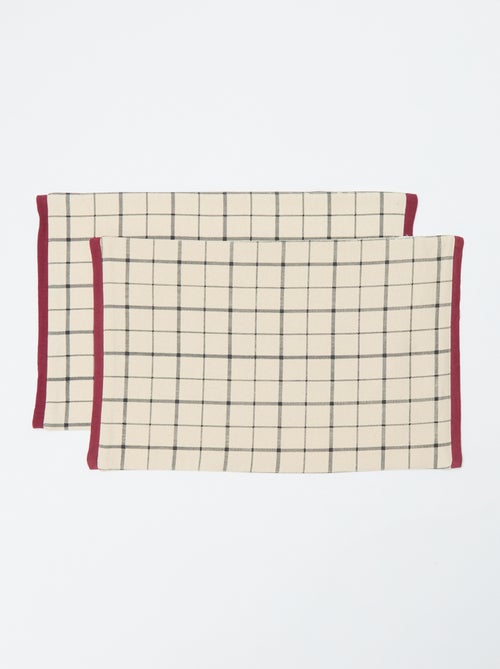 Set di 2 sottopiatti - Kiabi Home - Kiabi Set di 2 sottopiatti - Kiabi Home - Kiabi