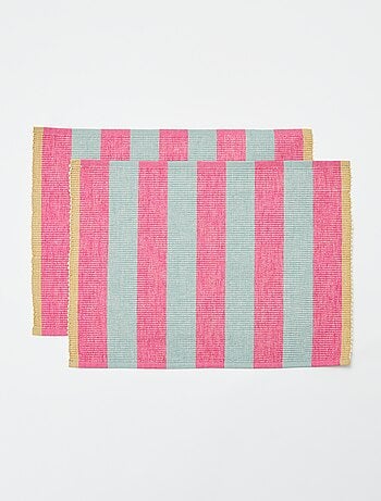 Set di 2 sottopiatti fantasia (32x45 cm) - Kiabi Home