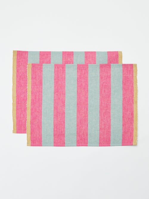 Set di 2 sottopiatti fantasia (32x45 cm) - Kiabi Home - Kiabi