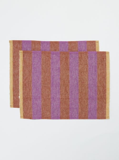 Set di 2 sottopiatti fantasia (32x45 cm) - Kiabi Home - Kiabi