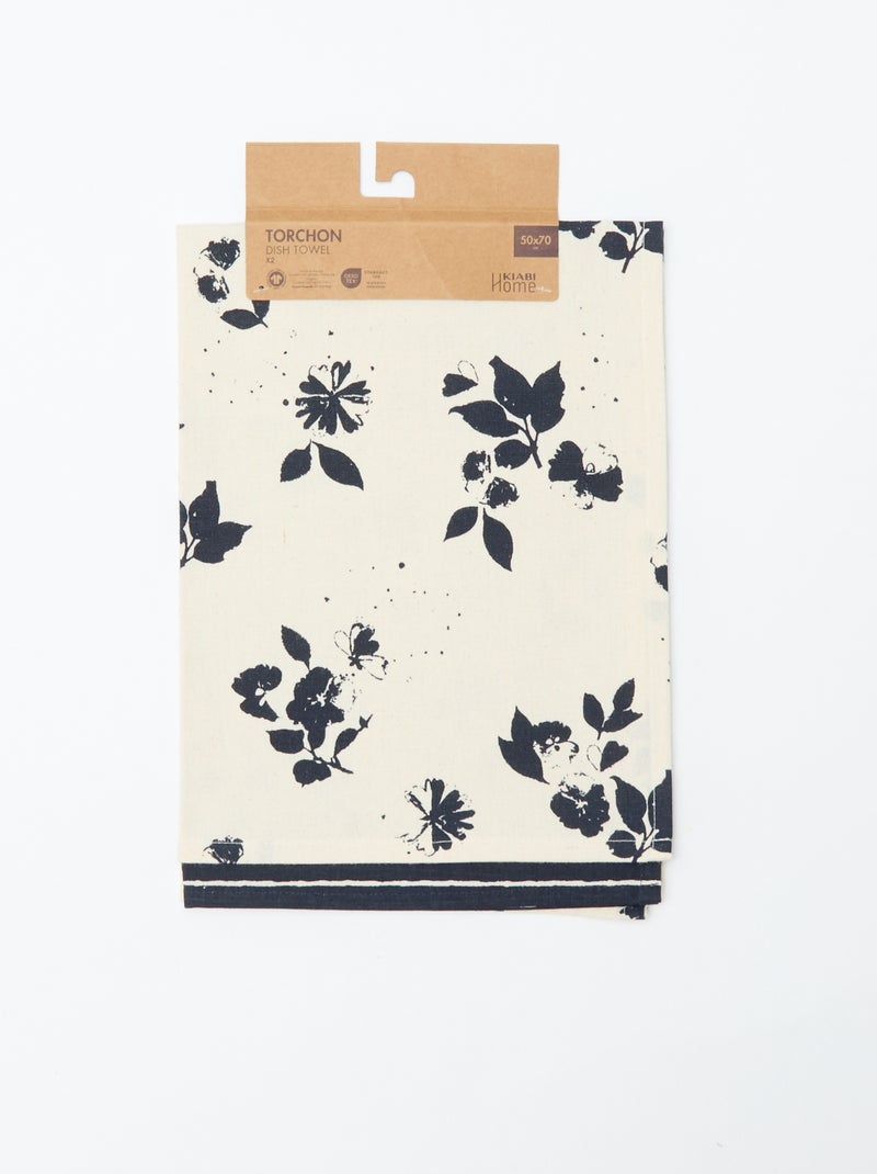 Set di 2 strofinacci - Kiabi Home Beige - Kiabi
