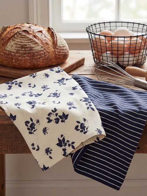 Set di 2 strofinacci 50 x 70 cm - Kiabi Home - Kiabi Set di 2 strofinacci 50 x 70 cm - Kiabi Home - Kiabi