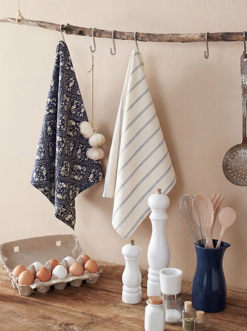 Set di 2 strofinacci 50 x 70 cm - Kiabi Home - Kiabi Set di 2 strofinacci 50 x 70 cm - Kiabi Home - Kiabi