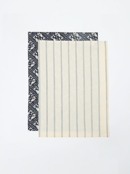 Set di 2 strofinacci 50 x 70 cm - Kiabi Home - Kiabi Set di 2 strofinacci 50 x 70 cm - Kiabi Home - Kiabi