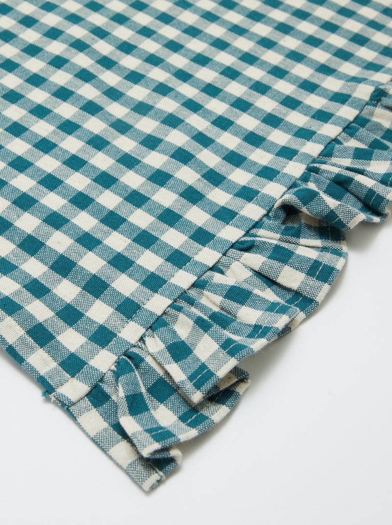 Set di 2 strofinacci con volant (50 x 70 cm) BLU - Kiabi