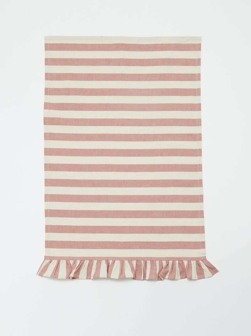 Set di 2 strofinacci con volant (50 x 70 cm) BLU - Kiabi