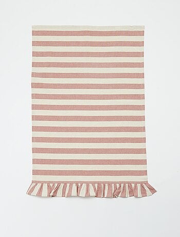 Set di 2 strofinacci con volant (50x70 cm)