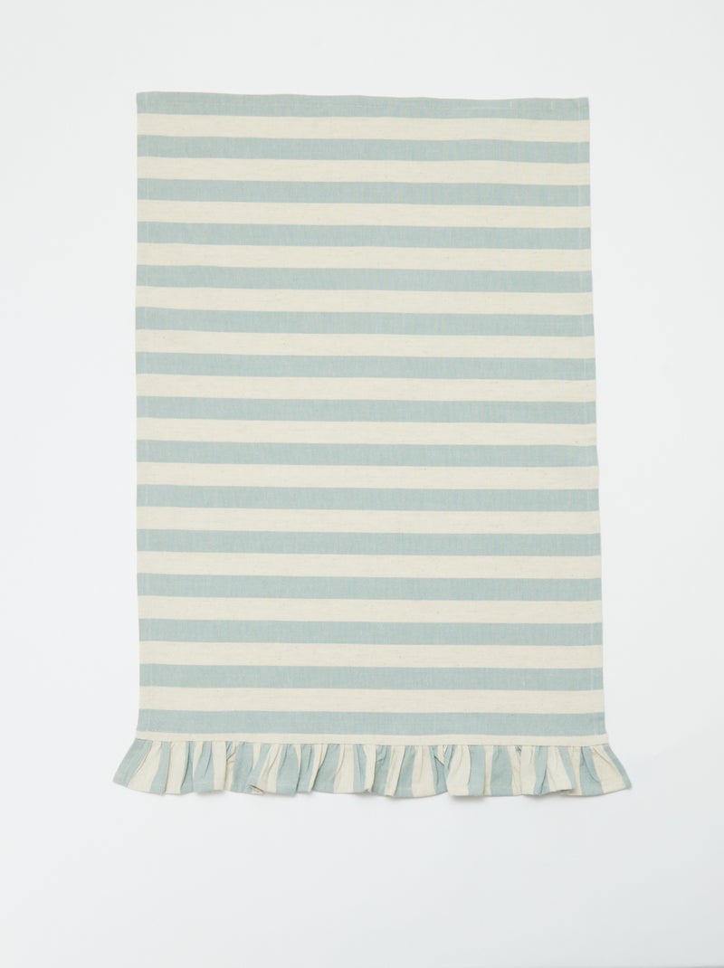 Set di 2 strofinacci con volant (50x70 cm) GIALLO - Kiabi