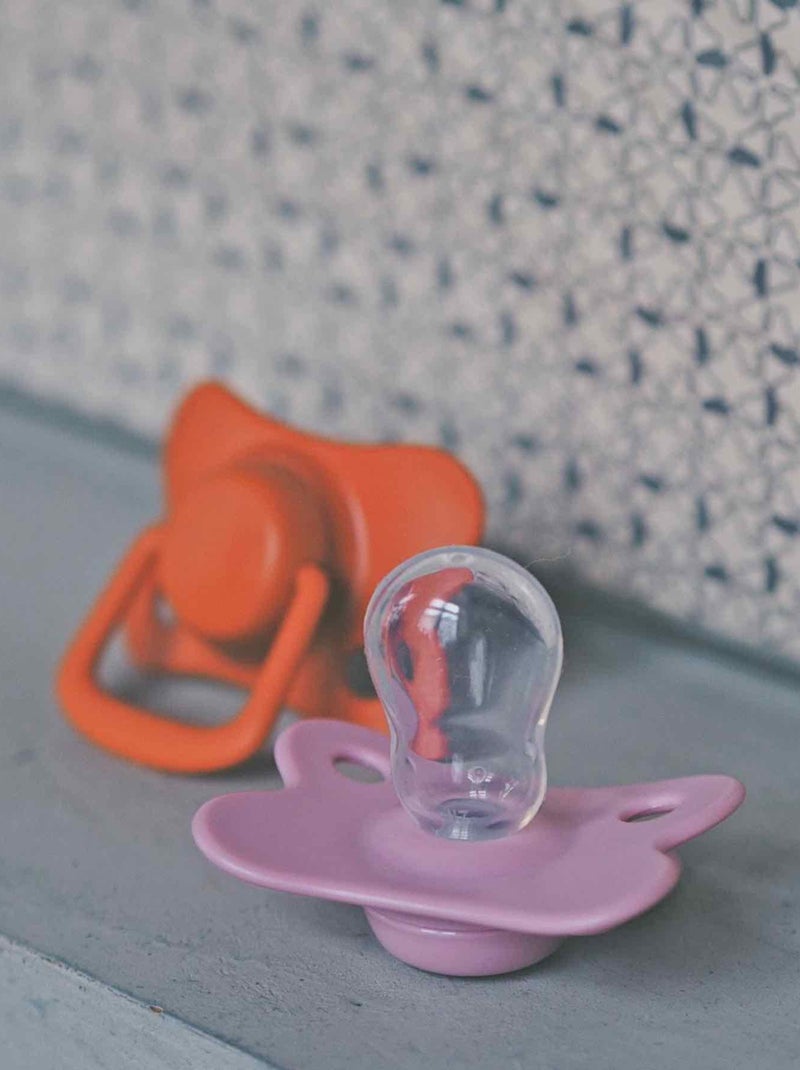 Set di 2 succhietti anatomici in silicone 6 mesi e oltre | filibabba | filibabba Rosa antico - Kiabi