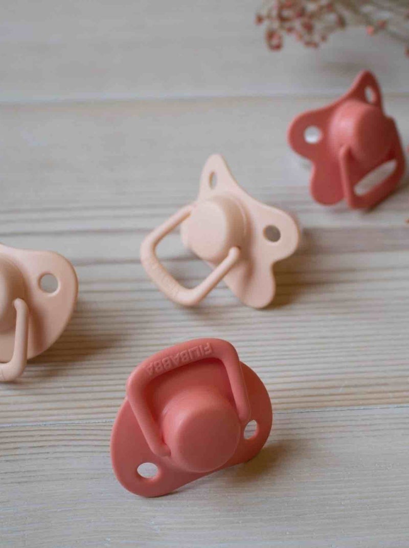 Set di 2 succhietti anatomici in silicone 6 mesi e oltre | filibabba | filibabba Rosa antico - Kiabi