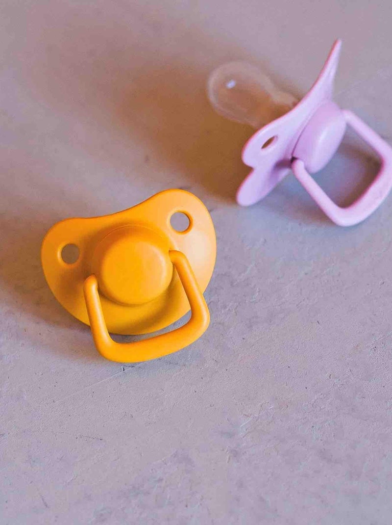 Set di 2 succhietti anatomici in silicone 6 mesi e oltre | filibabba | filibabba Senape - Kiabi