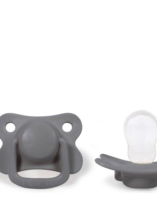 Set di 2 succhietti anatomici in silicone 6 mesi e oltre | Filibabba - Kiabi
