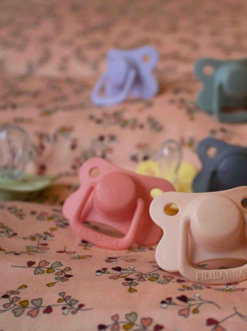 Set di 2 succhietti anatomici in silicone 6 mesi e oltre | Filibabba Verde - Kiabi