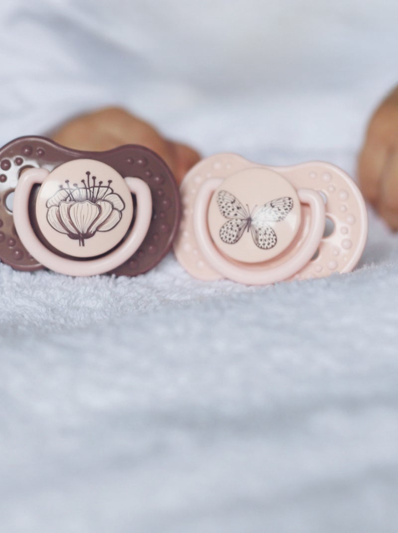 Set di 2 succhietti dinamici difrax lovi botanic | difrax | difrax Rosa - Kiabi