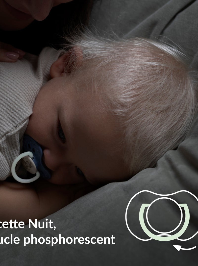Set di 2 succhietti dinamici difrax lovi notte & giorno | difrax | difrax Blu - Kiabi