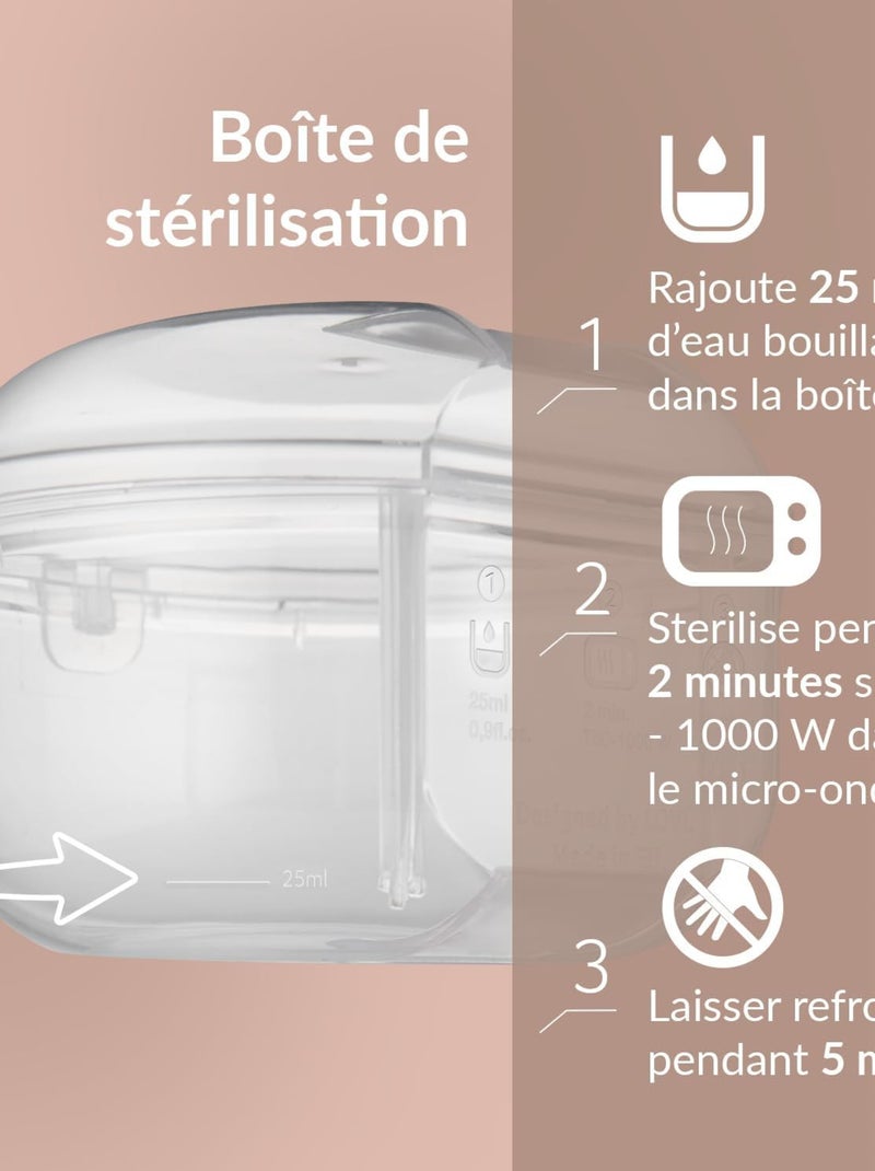 Set di 2 succhietti dinamici lovi prime | difrax | difrax Ecru - Kiabi