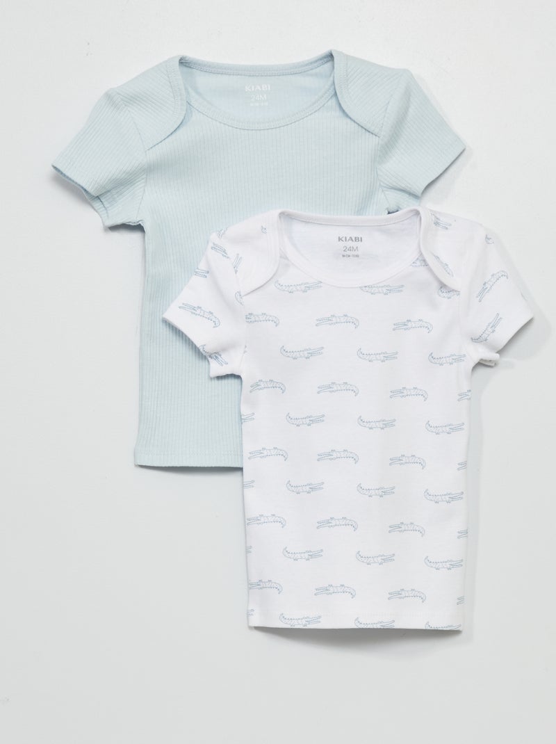 Set di 2 t-shirt - BIANCO - Kiabi