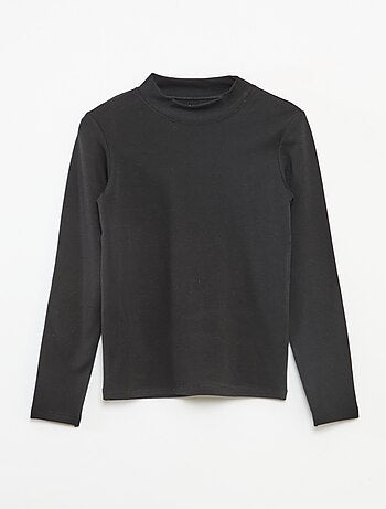 Set di 2 t-shirt a collo alto