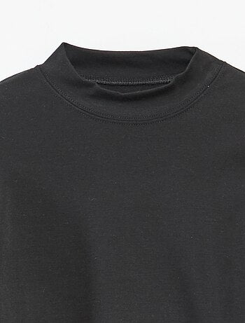 Set di 2 t-shirt a collo alto