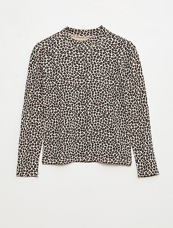 Set di 2 t-shirt a collo alto