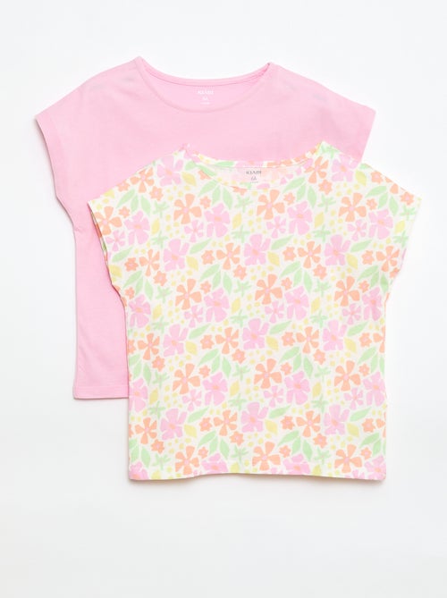Set di 2 t-shirt a maniche corte - 2 pezzi - Kiabi