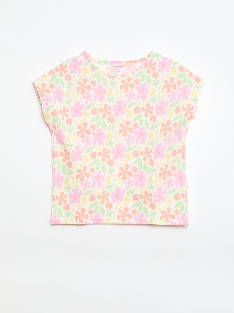 Set di 2 t-shirt a maniche corte - 2 pezzi Arancione - Kiabi