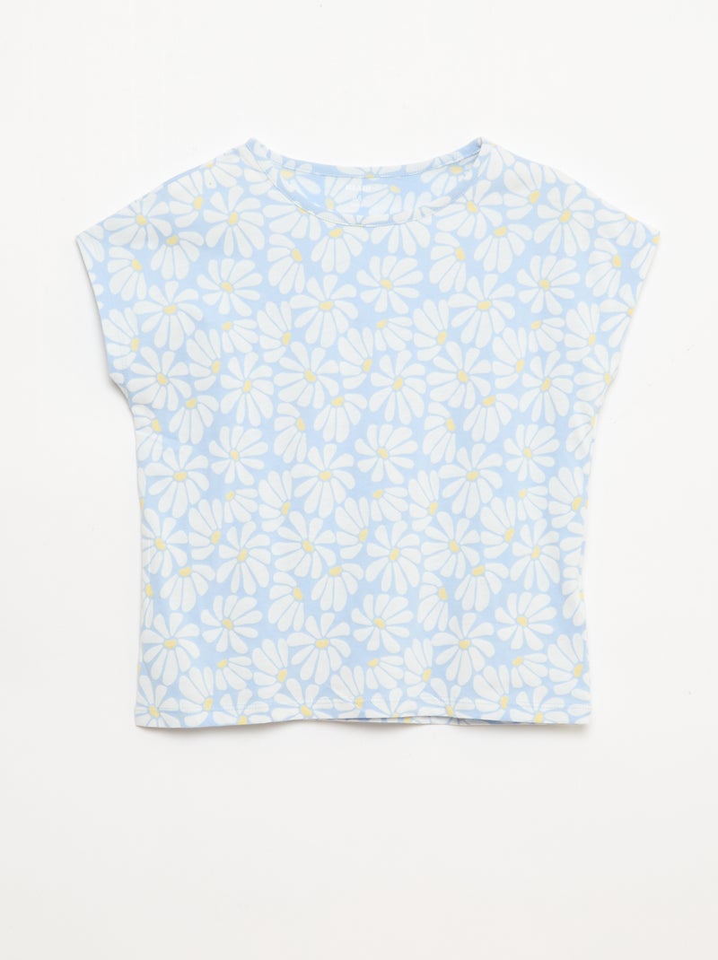 Set di 2 t-shirt a maniche corte - 2 pezzi Blu - Kiabi