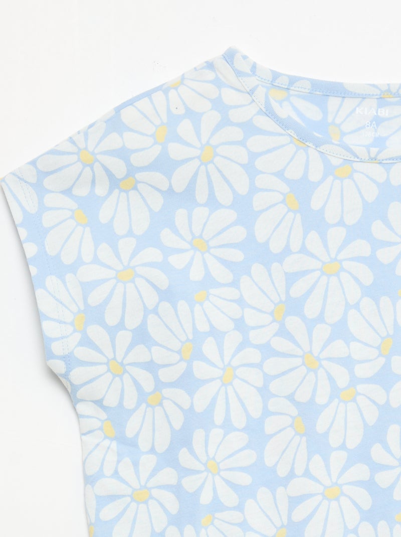 Set di 2 t-shirt a maniche corte - 2 pezzi Blu - Kiabi