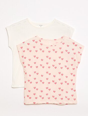 Set di 2 t-shirt a maniche corte - 2 pezzi