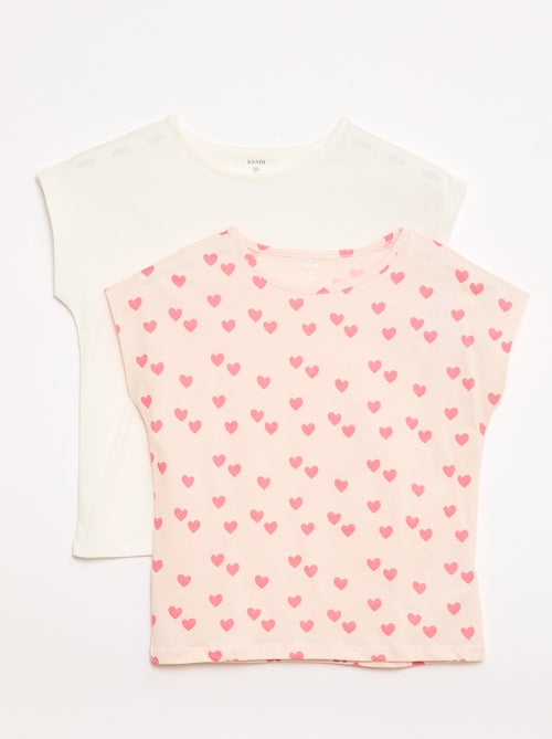 Set di 2 t-shirt a maniche corte - 2 pezzi - Kiabi