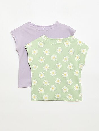 Set di 2 t-shirt a maniche corte - 2 pezzi