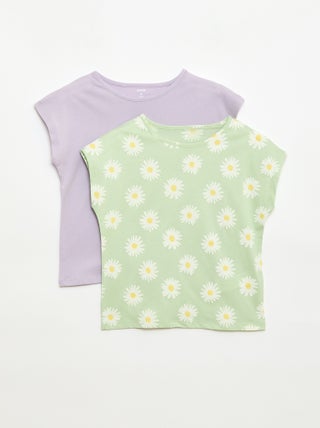 Set di 2 t-shirt a maniche corte - 2 pezzi